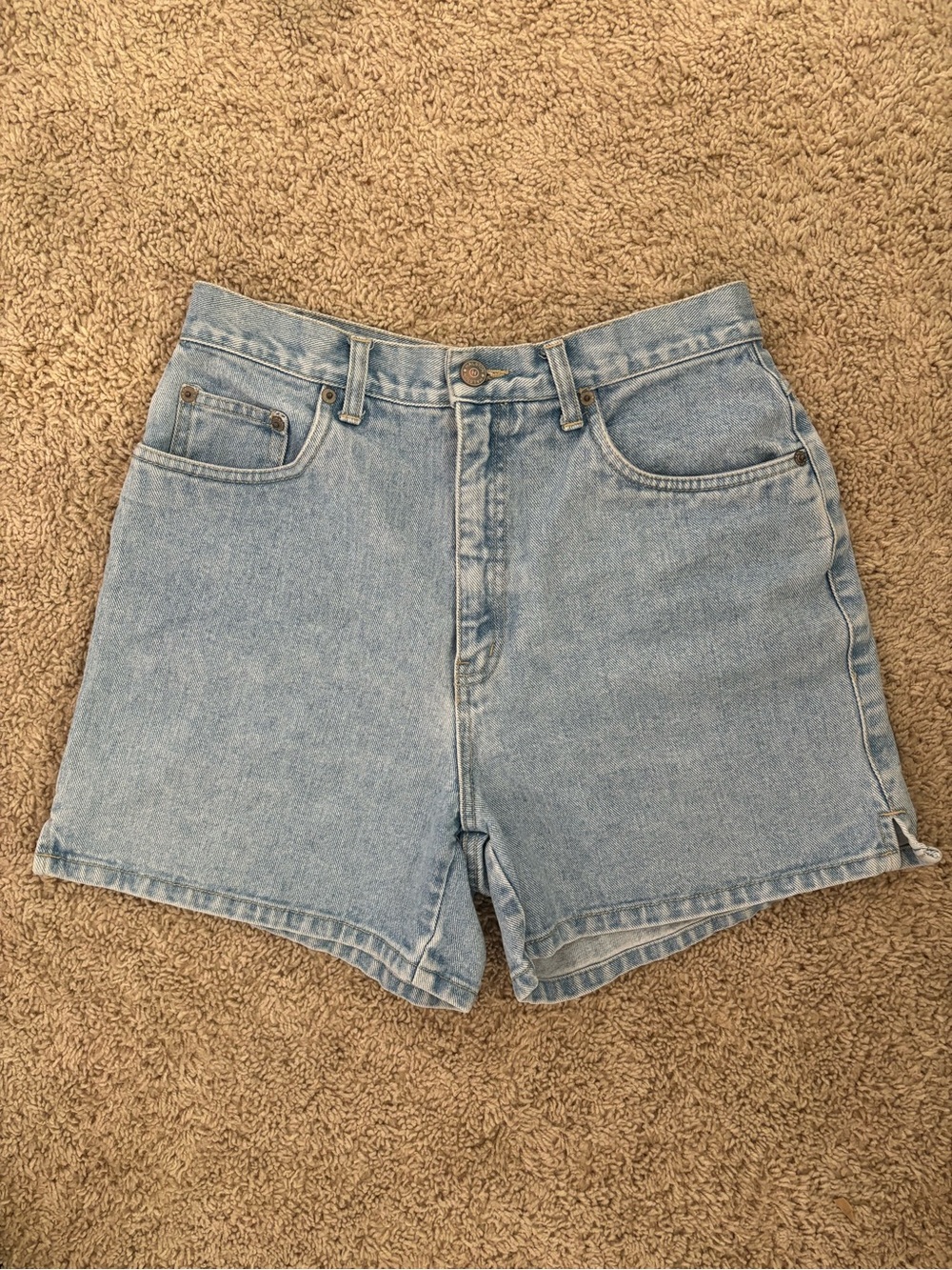 Women's Vintage Halston Jeanswear mom jean cotton Denim shorts Size 8